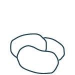 Outline of potatoes